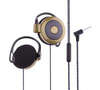 Generisch Clip In-Ear Headphones - Portable Hook On Ear Headphones | 3.5 mm Ear Hook Stereo Earplugs, MP4 and Earplugs with Ear Hooks for Training, Jogging, Hiking, Climbing, Camping