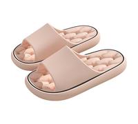 Generisch Cloud Shoes Women's Soft House Wide H Slippers Comfortable Orthopaedic Slippers Thick Foam Non-Slip Bath Slippers Comfy Soft Sole Cloud Shoes Women's Foot Massage, pink, 4 UK