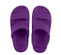 Generisch Cloud Slides for Women, Cushion Sandals, Extremely Soft Indoor and Outdoor Slippers, Unisex Flip Flops, Soft Sole, Non-Slip Slippers, Cloud Shoes, purple, 10 UK