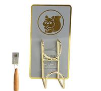 Generisch Coat Hooks - Drill-Free Adhesive Composite Wall Hook for High Load, Bathroom Towel Hook for Wall with Animal Motif, for Shower, Toilet, Sink, Bedroom, Office, Wardrobe, Keys