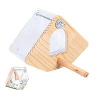 Generisch Cockatiel Nesting Box - Breeding Box | Clear Viewing Window for Pairing Birds for Easy Cleaning, SEO-Rich Wooden House for Parakeets, Tits and Wild Birds, G