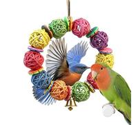 Generisch Cockatiel Toys Activity - Biting Accessories for Parakeets as Pets - Bird Toy for Biting, Foraging Finding, Tearing Play for Conure, Macaw