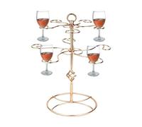 Generisch Cocktail Stand for Drinks, 2 Levels, 10 Holders, Drink Display, Champagne Tower Stand, for Home, Kitchen, Wedding, Restaurant, Party, Bar