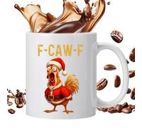 Generisch Coffee Mug Ceramic Joke 350 ml - Creative Rooster Coffee Mug for Women and Men and Friends Adults Children Kitchen Juice Work Beer Milk Home