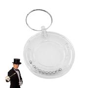Generisch Coin Escape Puzzle - ABS 4.7 x 4.7 x 0.8 cm | Magic Tricks Coin, Professional Magic Props | "Coin Vanish" Trick for Beginners, Magic Learning, Performance and Practice on Stage