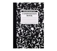 Generisch College Notepad Lined - A5 Paper No Bleed Through Journaling Accessories - Marble Pattern Notebook Journal - For Women Men Home School University Office Work Travel Outdoor