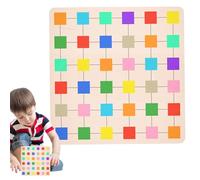 Generisch Colorful Building Blocks - Educational Educational Toy with Challenge - Colorful Wooden Building Blocks, 3 Year Old Gift for Interiors and Fountains
