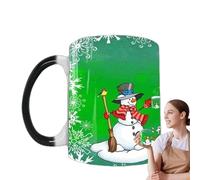 Generisch Colour Changing Christmas Mug - Creative Heat Sensitive Ceramic Magic Mug | Funny Gift for Coffee Tea Parties, Christmas Collection, Table Decoration
