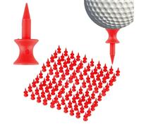 Generisch Coloured Golf Tees, Golf Tees Short | Double Layer Golf Ball Tees - 50/100 Pieces Reusable Golf Accessories and Equipment for Golf Courses