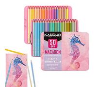 Generisch Coloured Pencils for Children, 50 Pencils Counting Colouring Pencils Set for Children - 50 Colouring Pencils, Pre-Sharpened Colouring Pencils for Beginners, Drawing