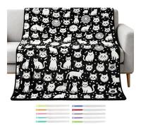 Generisch Colouring Blanket with Markers Holiday Decorations and Holiday Decorations