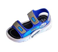 Generisch Comfortable beach sandals for boys with soft sole, ideal for active kids, everyday use at the water or playground, blue, 1/1.5 UK