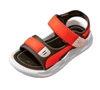 Generisch Comfortable beach sandals for boys with soft sole ideal for active kids on the water playground, red, 13 UK