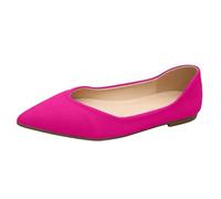Generisch Comfortable Pointed Slipper Summer Flat Slipper Soft Sole Perfect for Driving Working Walking Lightweight Breathable Easy to Use, Hot Pink, 5 UK