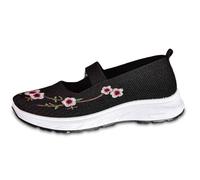 Generisch Comfortable women's casual shoes with attractive design for ultimate comfort on holiday, leisure time, meetings, work, black, 4 UK
