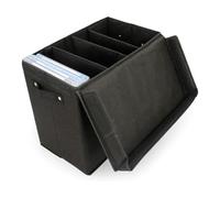 Generisch Comic Storage Box, Magazine Archive Container, Record Catalogue Container, Stackable Document Tray with Three Sections for Office Home, Study Home,