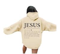 Generisch Compatible with Anchor Jacket Hoodies & Sweatshirts Long Sleeve Drawstring Hoodies Print Oversized Autumn Tops Clothing Vest, beige, S