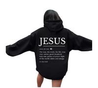 Generisch Compatible with Anchor Jacket Hoodies & Sweatshirts Long Sleeve Drawstring Hoodies Print Oversized Autumn Tops Clothing Vest, black, S