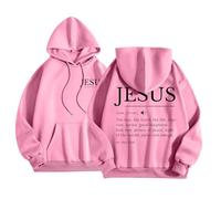 Generisch Compatible with Anchor Jacket Hoodies & Sweatshirts Long Sleeve Drawstring Hoodies Print Oversized Autumn Tops Clothing Vest, pink, S
