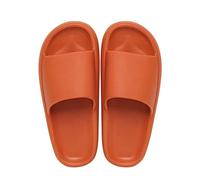 generisch Compatible with Motorcycle Shoes Men's 44 Bathing Outdoor Slippers Slip Soft Couples Non Thick Slippers Men's Slippers Men 42 Modern, orange, 8 UK