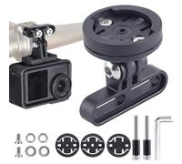 Generisch Computer Holder, Adjustable Computer Mounting, Metal Cycling Computer Holder for Handlebars, Riding Accessories, Sports Camera Rack for Daily Life, Commuting