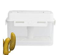 Generisch - Container - 9.25 x 6.5 x 6.1 inches, Kitchen Storage Container, Easy to Use | Adjustable Sauerkraut Container, Vacuum Box for Safe Fermentation for Kefir, Sauerkraut,