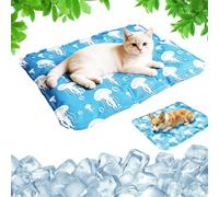 Generisch Cooling Bed for Dogs, Innovative Cooling Mat for Dogs, Self-Cooling Dog Mat, Dog Cooling Mat Pad, Cooling Mat for Dogs, Cats, Ice Cooler Fabric for Summer (40 x 50 cm)