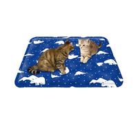 Generisch Cooling Blanket for Dogs, Foldable Washable Summer Blanket - Sleeping Mat with Cooling Effect for Summer Indoor and Outdoor in the Car on the Patio when Travelling, in Transport Box on