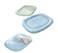 Generisch Cooling Cat Bed with Ice Silk, Cooling Sofa Bed Dog, Cooling Customer Bed, Summer Cooling for Indoor and Outdoor Use, The Ultimate Cooling Comfort for Your Cat and Dog (Blue, M, XL)