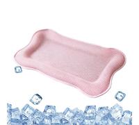 Generisch Cooling Dog Bed 42 x 58 cm Washable Bone Shape Pet Cooling Mat, Summer Cool Blanket for Cats and Small Dogs, Breathable Chill Pad for Indoor Outdoor Home Travel Car Patio Crate Beach Use