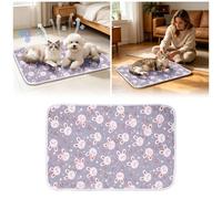 Generisch Cooling Mat for Dogs, Four Seasons Cooling Blanket Dog, Dogs Cooling Blanket Summer Cooling Cushion Dog Mat and Cooling Mat Dog Large for On the Go or in the Car Foldable (D, 40 x 50 cm)