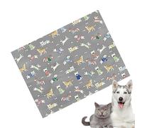 Generisch Cooling Mat for Dogs - Large Cooling Mat | Water- Washable Lying for Transport Boxes Dog Beds Senior Dogs Indoor Outdoor Garden Camping Car Travel