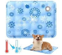 Generisch Cooling Mat for Dogs, Self-Cooling Mat Dog, Thickened PVC Safety Dog Cooling Mat, Dry Ice Gel Cooling Mat for Pets by Adding Water Makes It Colder (S)