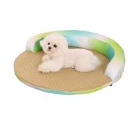 Generisch Cooling Mat for Dogs, Washable Rattan Cooling Mat, Cat Sleeping Area & Dog Bed for Small Animals, Senior Puppies in Bedroom, Living Room, House