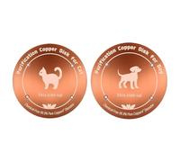 Generisch Copper Bird Bath - 3.9 Bird Bath Copper Disc | Inch Reinforced Metal Tray | Outdoor Water Bowl | Garden Backyard Yard Aviary Feeding Bowl Monk Fink Landscaping