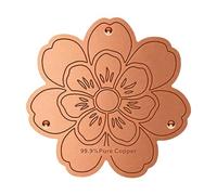 Generisch Copper Bird Bath | 3-Point Support Cleaning Plate | Water Cleaning Plate Bird Bath - for Outdoor Use, Garden, Patio, Lawn, Concrete, Stone, Ceramic and Heated