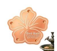 Generisch Copper Bird Bath Cleaner - 15 cm Weatherproof Cleaning Plate, Safe Algae Control Disc | Durable Maintenance Accessories for Homeowners, Garden Care in the Backyard