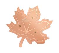 Generisch Copper Bird Bath Disc, 0.6 mm Maple Design Cleaner, with Three-Point Support Maple Design for Bird Bath, for Hummingbird Garden Habitat Landscape Design