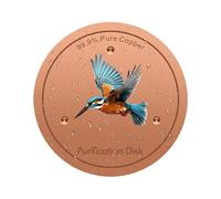 Generisch Copper Bird Bath Disc 10 cm All-Year Water Purification