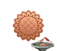 Generisch Copper Bird Bath Disc, 3-Point Support Made of Copper, All-Year Safe, Outdoor Bird Baths Cleaning Water Disc - for Garden, Patio, Balcony, Lawn and Grass Surfaces