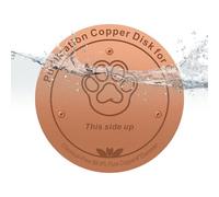 Generisch Copper Bird Bath Disc, Cleaning Plate for Cat Water Bowl, Copper Disc for Cleaning the Bird Bath, for Backyard, Garden, Patio, Home, Indoor and Outdoor Use
