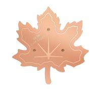 Generisch Copper Disc for Bird Bath, 0.6 mm Bathtub, with Three-Point Support Maple Design, Bird Bath Cleaning Disc, for Hummingbird, Garden, Habitat, Landscaping