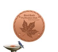 Generisch Copper Disc for Bird Bath | 3-Point Support Copper Cleaning | Cleaning Disc for Bird Bath - for Bird Bath in the Garden Yard Patio Lawn Meadow, Grassland and Outdoor Use