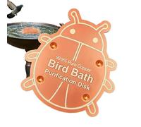 Generisch Copper disc for cleaning, safe all year round, animal-shaped cleaning, the cleaning disc for the bird bath - for garden, patio, balcony, lawn, meadow and outdoor decoration