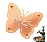 Generisch Copper Disc for the Bird Bath | Safe Animal Cleaning All Year Round | Cleaning Disc for the Bird Bath - for Garden, Patio, Balcony, Lawn, Meadow and Outdoor Decoration