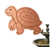 Generisch Copper Plate for the Bird Bath, Decorative Water Clarification - Water Cleaning Discs for Bird Baths, for Nature Lovers, Mothers and Gardeners, Garden and