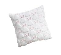 Generisch Copri Cuscino Pasquale - Copricuscino Coniglio 45 x 45 cm | Orecchie Ricamate Morbide per la Festa | Decorazione Casa Dormitorio Appartamento Divano Interno Auto Soggiorno Camera Bambini