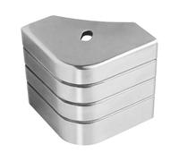 Generisch -Corner Caps - Aluminum Alloy Round Deck Protector Replacement Corner Protectors | Dock Tier Edge Cap for Pontoon Boats, RV Roof Corners, Dock Hardware, Camping and Fishing Equipment
