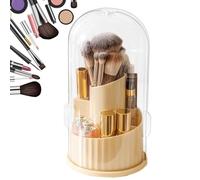 Generisch Cosmetic Brush Holder, Multiple Compartments Rotatable, Makeup Brush Storage for Mascara, Eyeshadow, Eyebrow Pencil, Bathroom, Living Room, Bedroom
