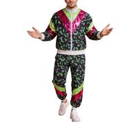 Generisch Cosplay Carnival Cosplay Costume, Space Opera Performance Outfit with Stars Leopard Print